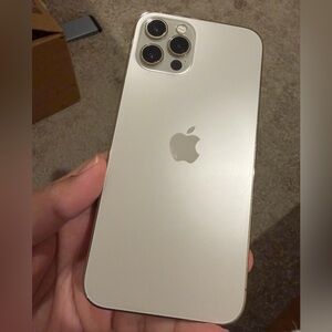 Apple iPhone 12 pro 128 GB Gold - cream with gold trim
